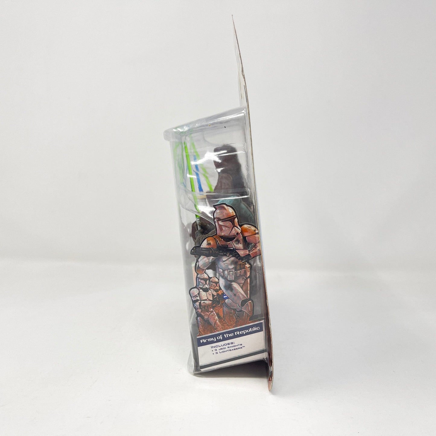 Vintage Hasbro Star Wars Mid MOC Jedi Knight Army - Army of the Republic (2003) SAGA Clone Wars MOC