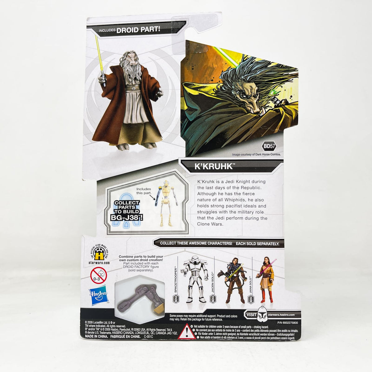Vintage Hasbro Star Wars Mid MOC K’Kruhk BD57 - Hasbro Legacy Collection 3.75"