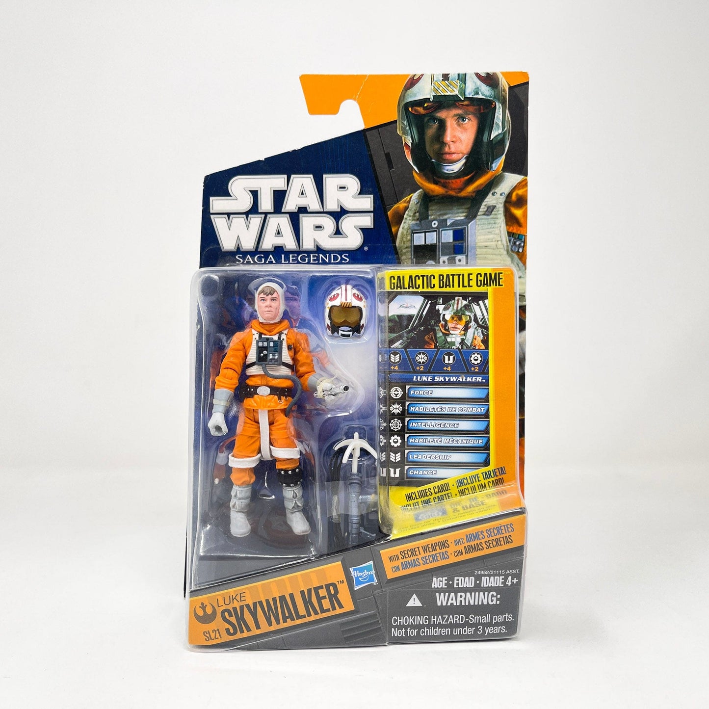 Vintage Hasbro Star Wars Mid MOC Luke Skywalker - Snowspeeder Pilot (SL 21) - Hasbro Saga Legends 2010 Star Wars Action Figure