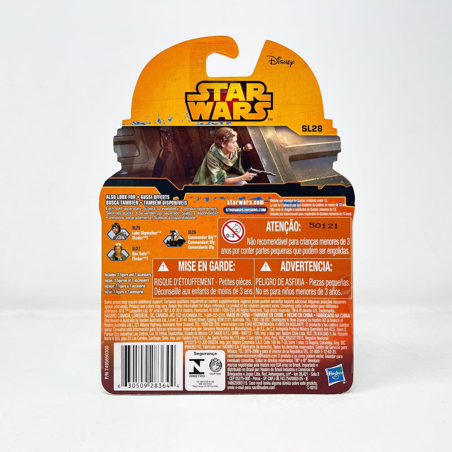 Vintage Hasbro Star Wars Mid MOC Princess Leia (Endor) SL28 - Hasbro 2015 Rebels Series