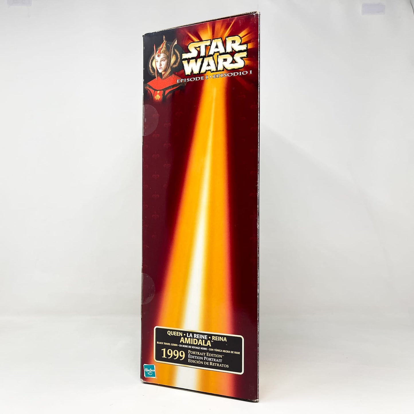 Vintage Hasbro Star Wars Mid MOC Queen Amidala Black Travel Gown Portrait Edition 12 inch – Hasbro Episode I (1999)