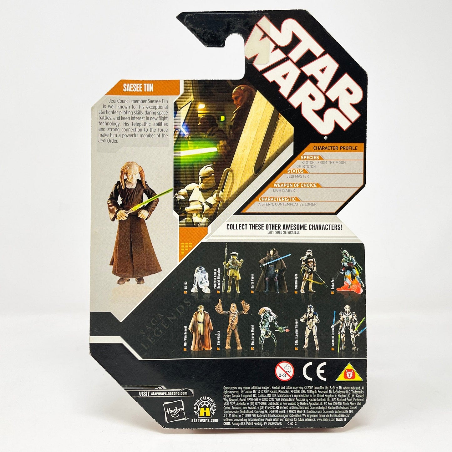 Vintage Hasbro Star Wars Mid MOC Saesee Tiin - Hasbro 30th Anniversary Collection