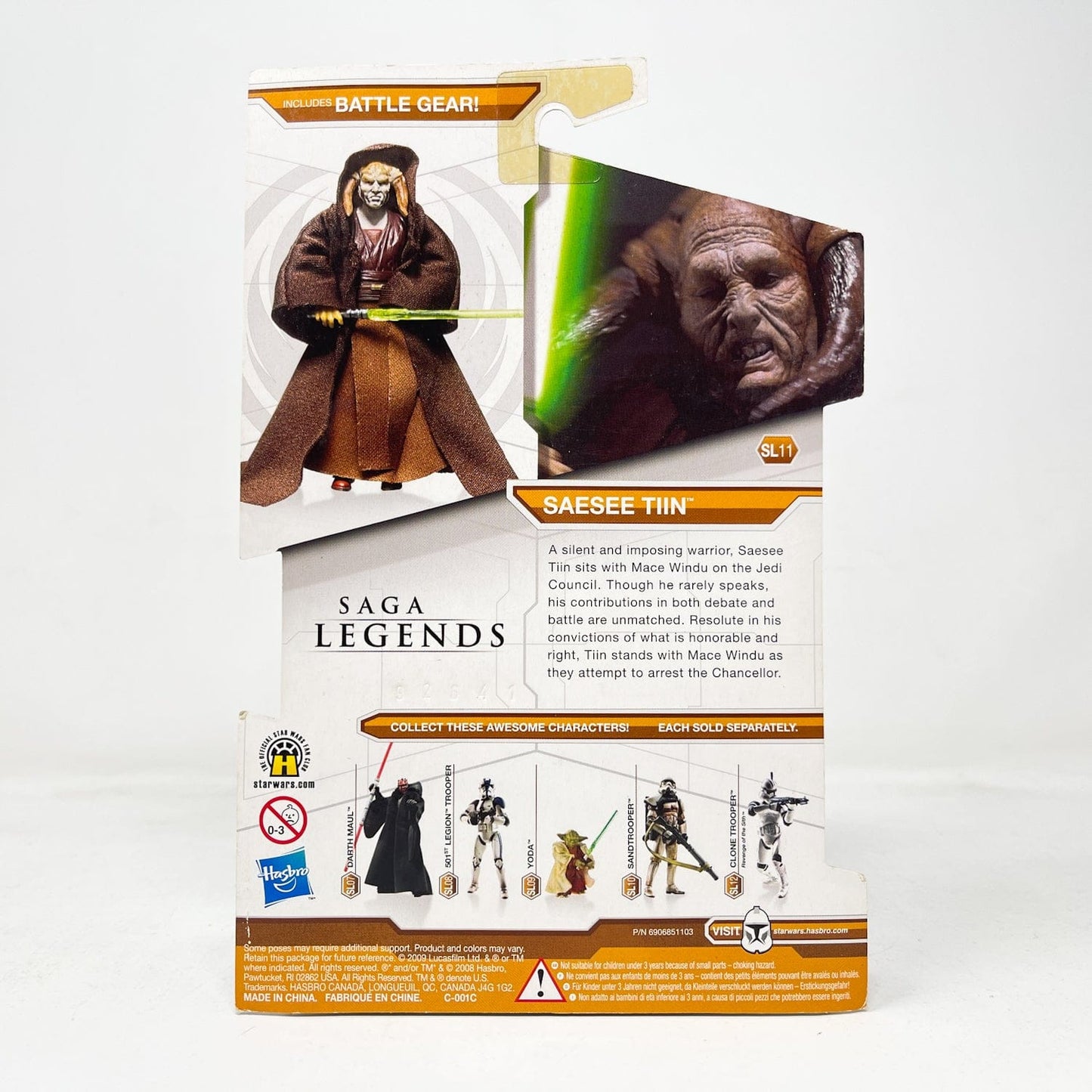 Vintage Hasbro Star Wars Mid MOC Saesee Tiin SL11 - Hasbro Legacy Collection 3.75"