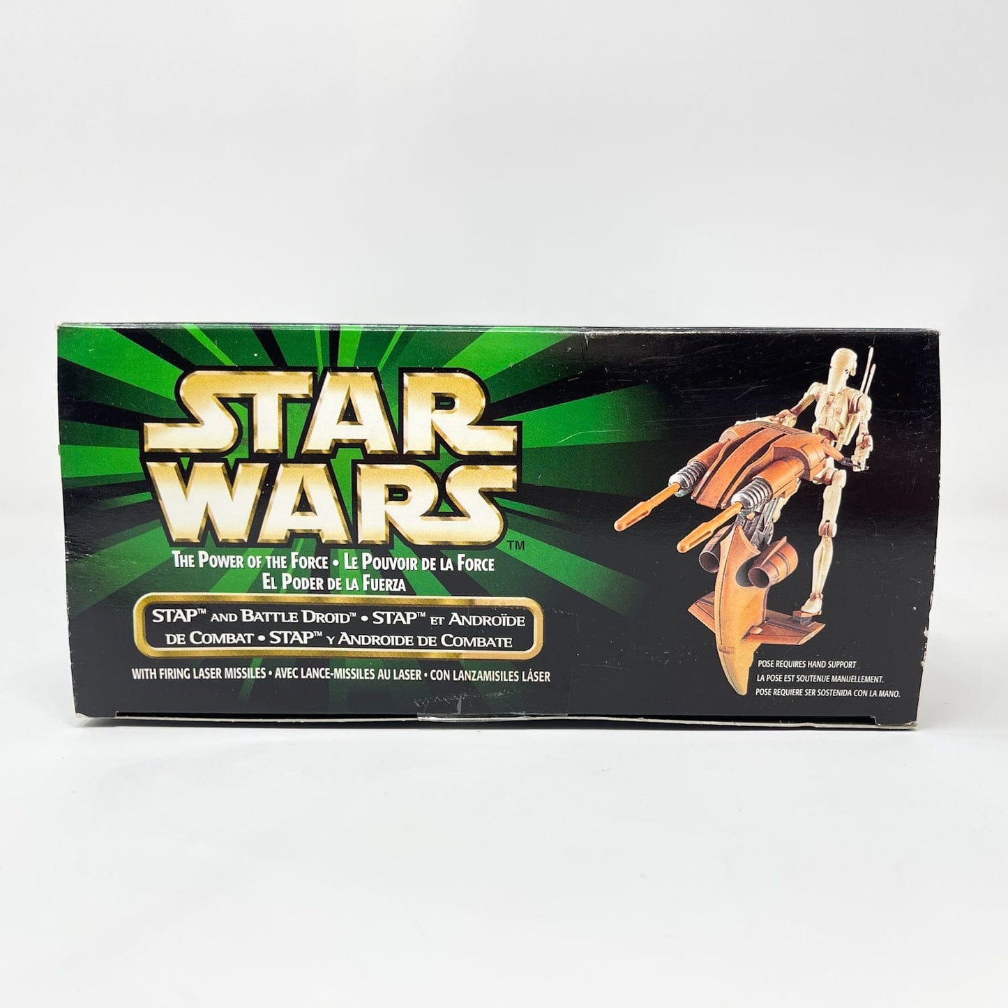 Vintage Hasbro Star Wars Mid MOC STAP & Battle Droid - Hasbro Power of the Force 2 (POTF2 1999)