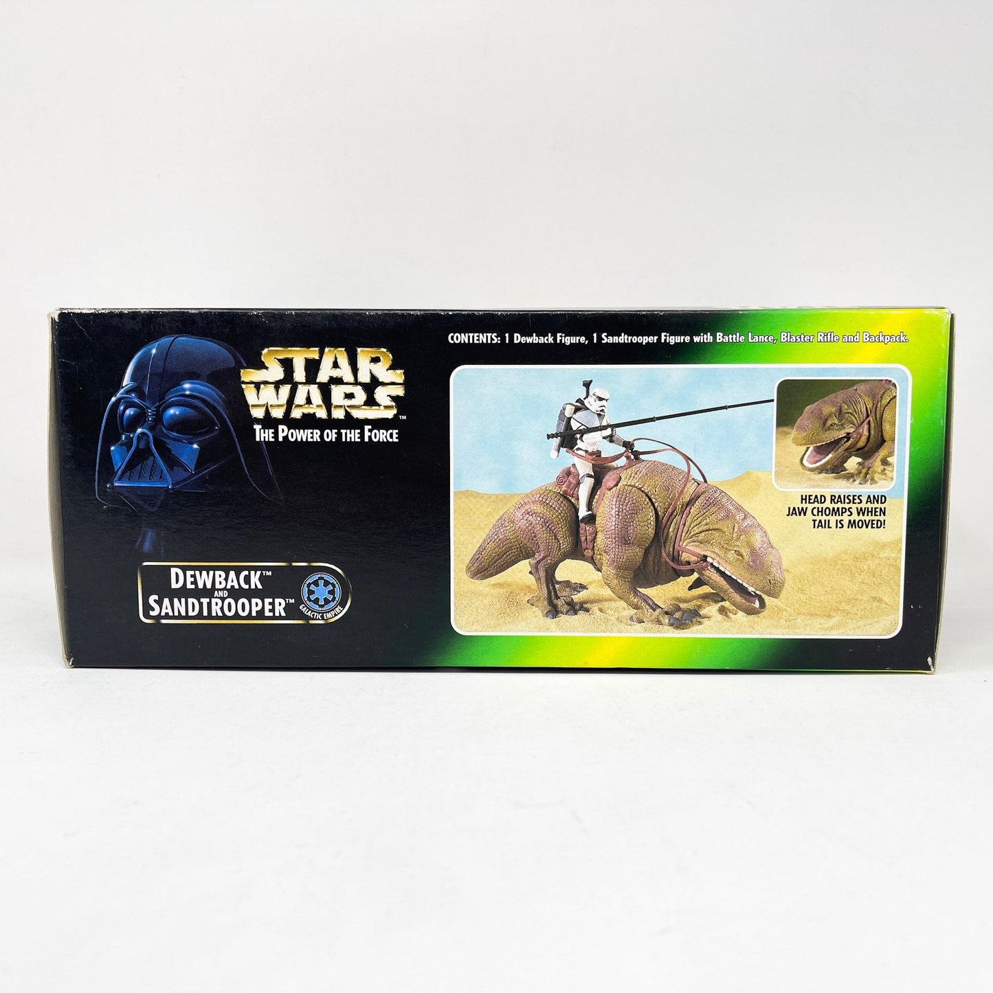 Vintage Hasbro Star Wars Mid Ships Dewback Sandtrooper - Power of the Force 1997 - Kenner Star Wars Vehicle - MISB