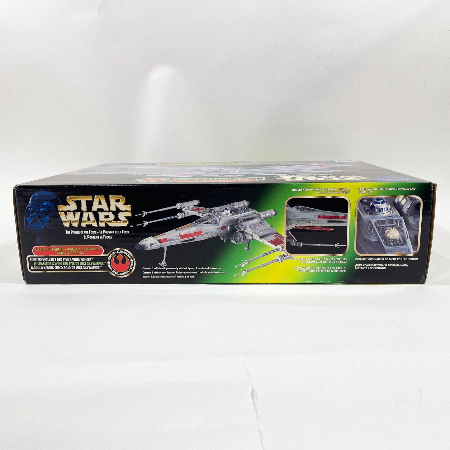 Vintage Hasbro Star Wars Mid Ships Luke Skywalker's Red Five X-Wing Fighter - Electronic Power F/X - POTF2 Hasbro 1997