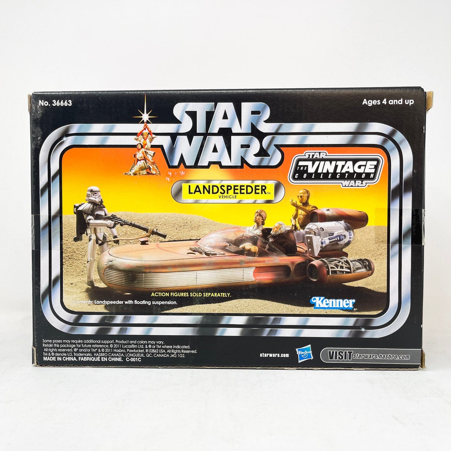 Vintage Hasbro Star Wars Mid Ships VC Landspeeder Vehicle Target Excl. (2011) - The Vintage Collection