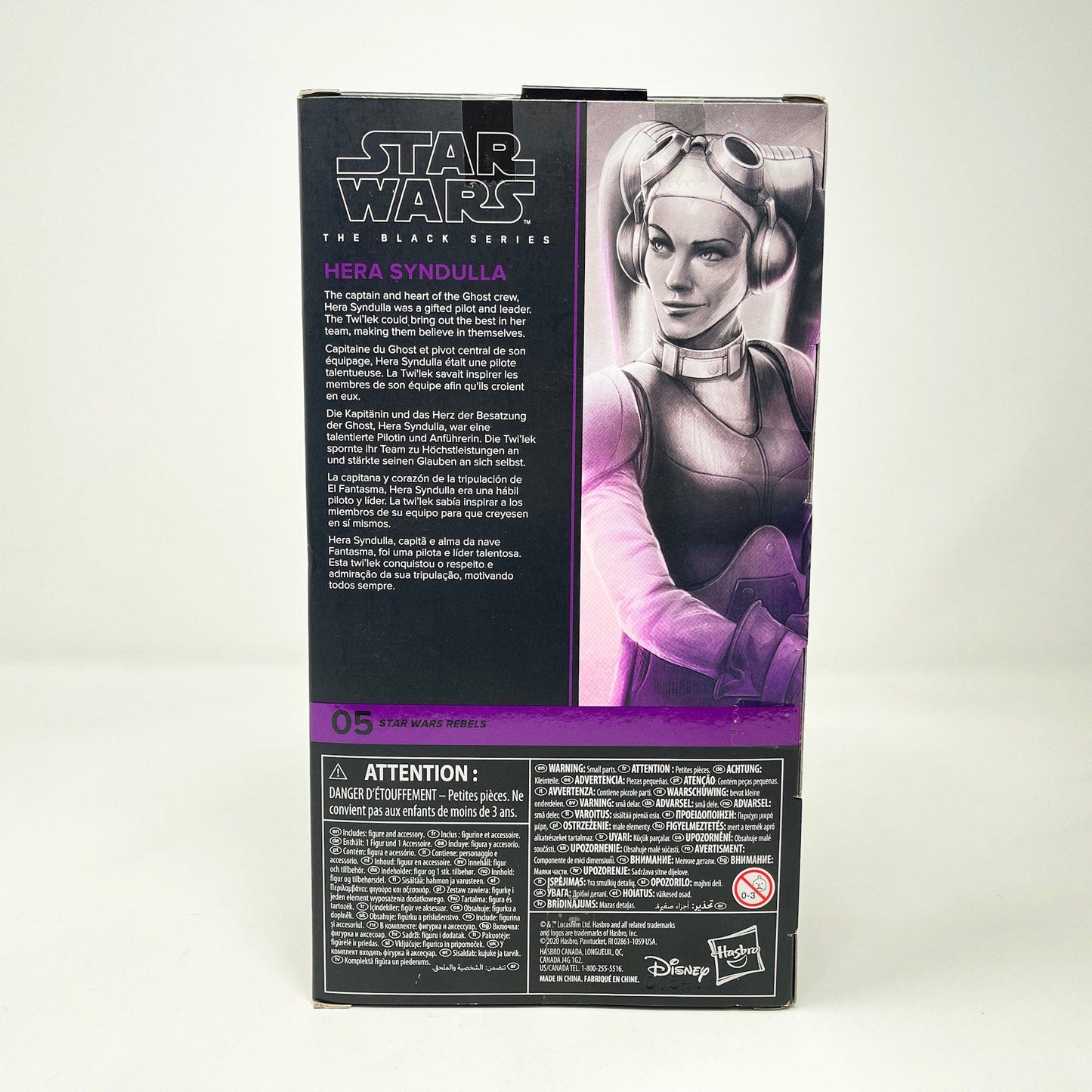 Vintage Hasbro Star Wars Modern MOC Hera Syndulla (Rebels) REB 05 (2020) - Black Series Hasbro Star Wars Action Figure