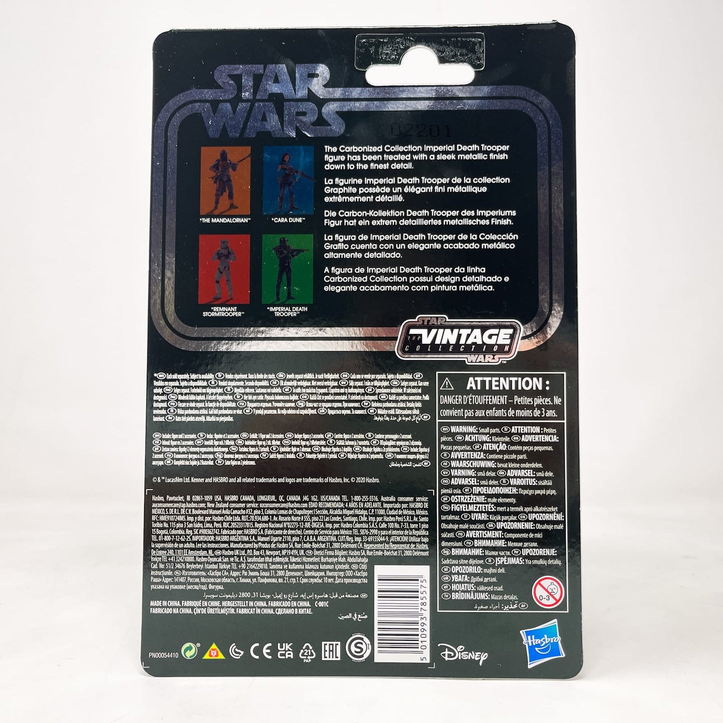 Vintage Hasbro Star Wars Vintage Collection Carded VC Imperial Death Trooper Carbonized - The Vintage Collection