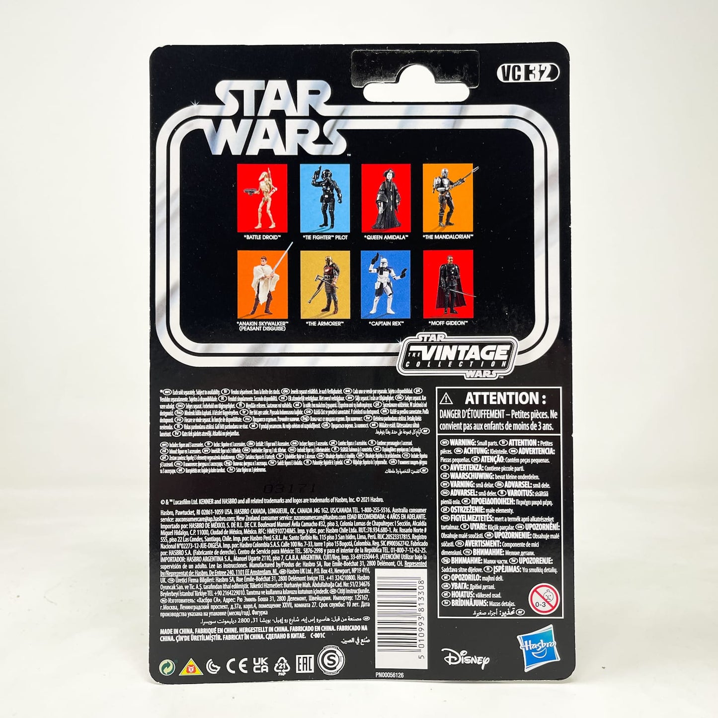 Vintage Hasbro Star Wars Vintage Collection Carded VC032 Anakin Skywalker - Peasant Disguise (2021) - The Vintage Collection Hasbro Star Wars