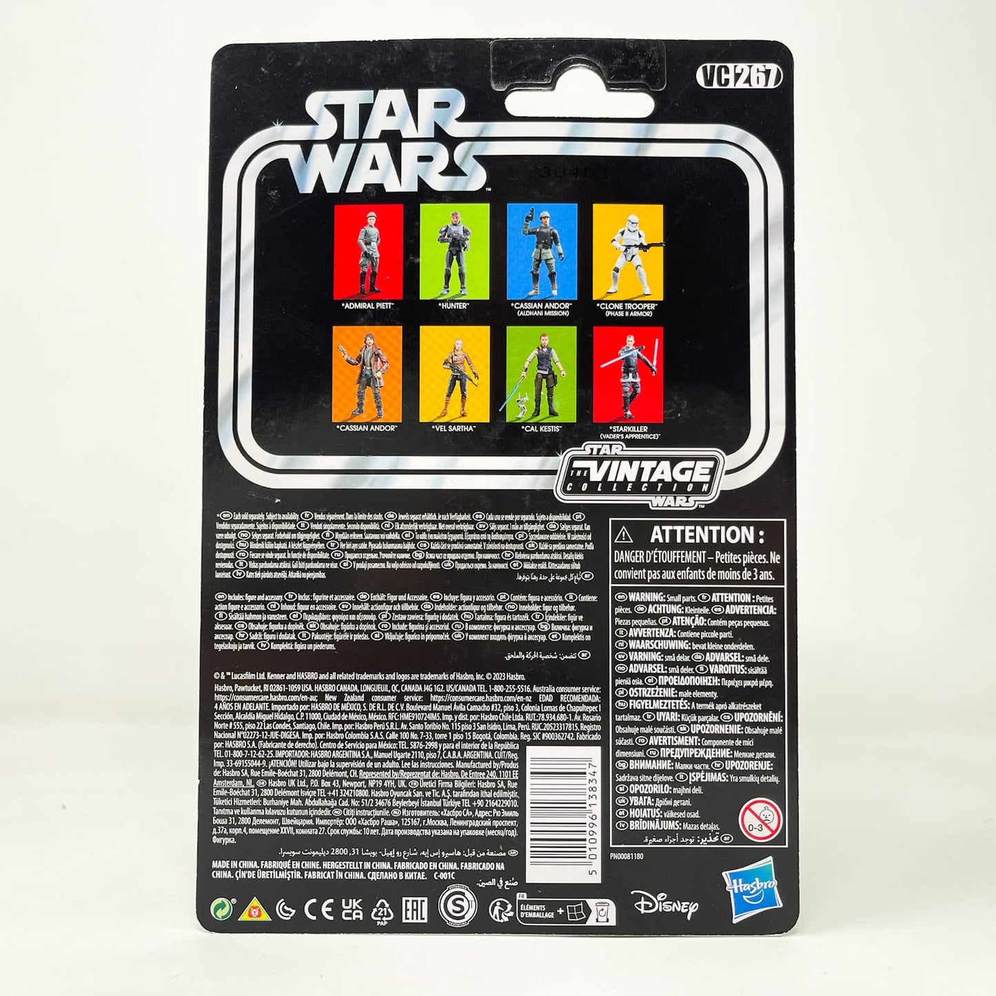 Vintage Hasbro Star Wars Vintage Collection Carded VC267 Cassian Andor (Aldhani Mission)- The Vintage Collection Hasbro Star Wars