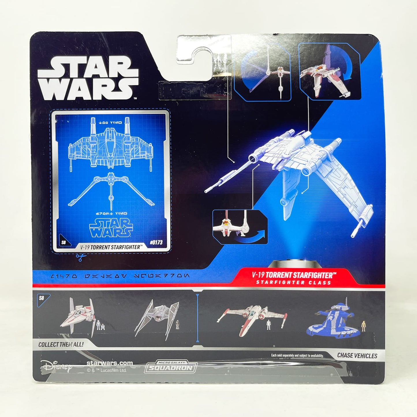 Vintage Jazwares Star Wars Micro V-19 Torrent Starfighter #0173 – Jazwares Star Wars Micro Galaxy Squadron