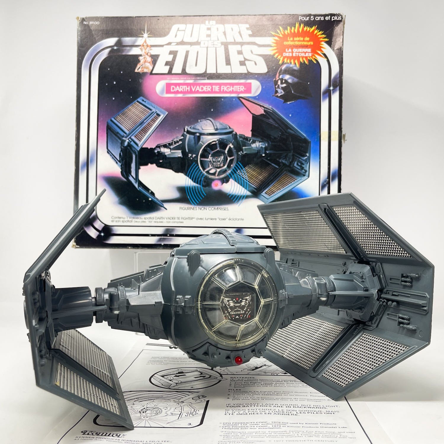 Darth Vader TIE Fighter Complete in Canadian Collector Series Box