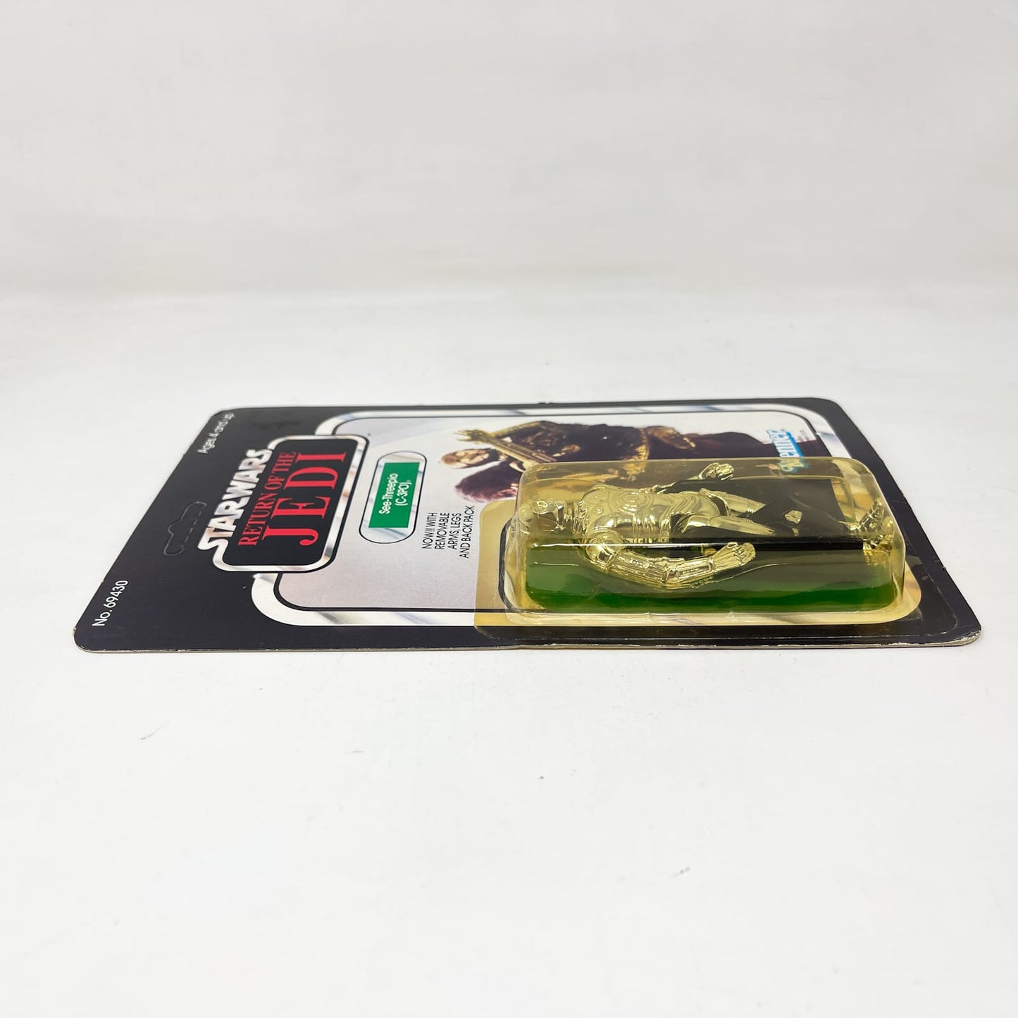 Vintage Kenner Star Wars MOC C-3PO Removable Limbs TSUKUDA ROTJ 65B-back - Mint on Card - Vintage Kenner (1983)