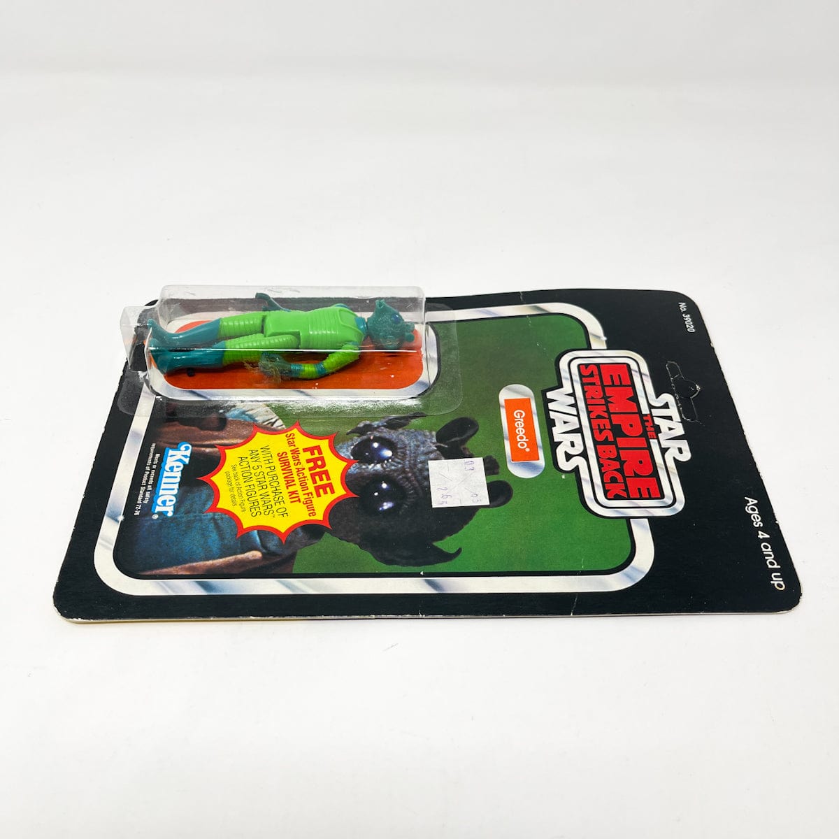 Vintage Kenner Star Wars MOC Greedo ESB 41A-back - Mint on Card