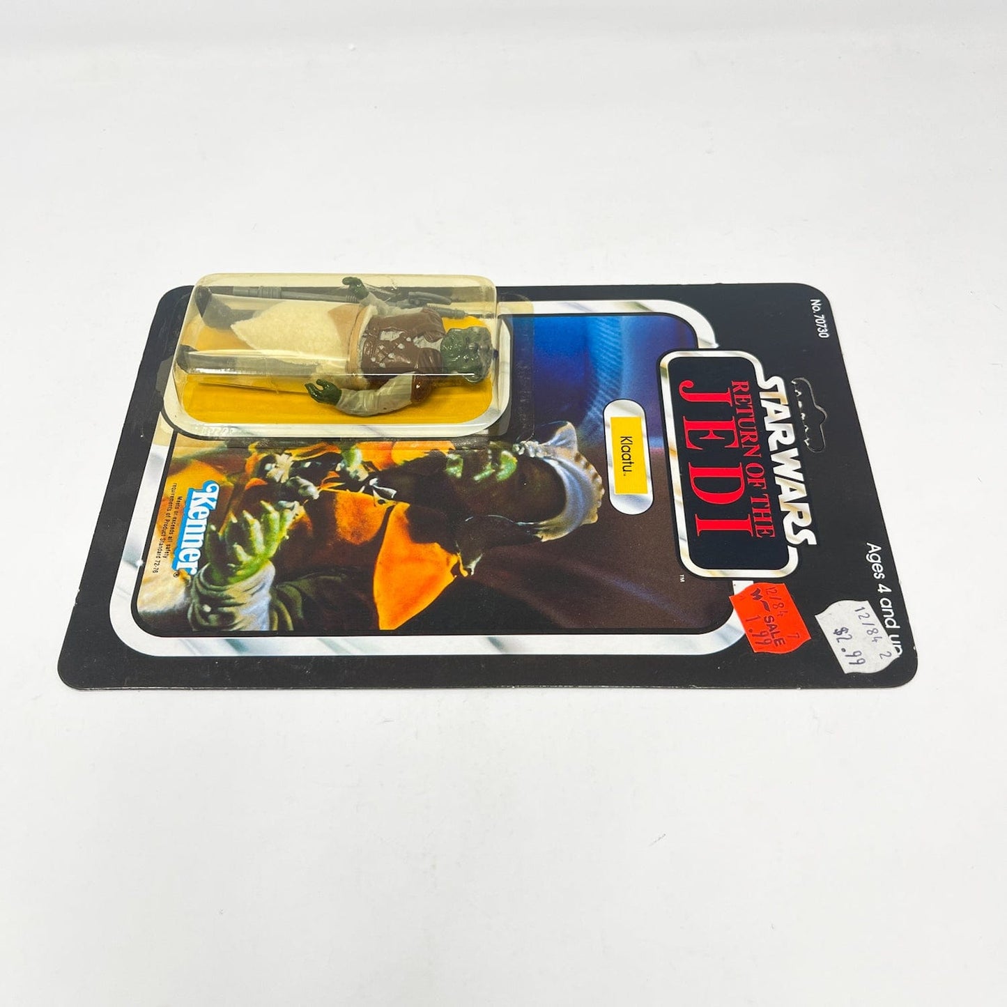 Vintage Kenner Star Wars MOC Klaatu ROTJ 65A-back - Mint on Card