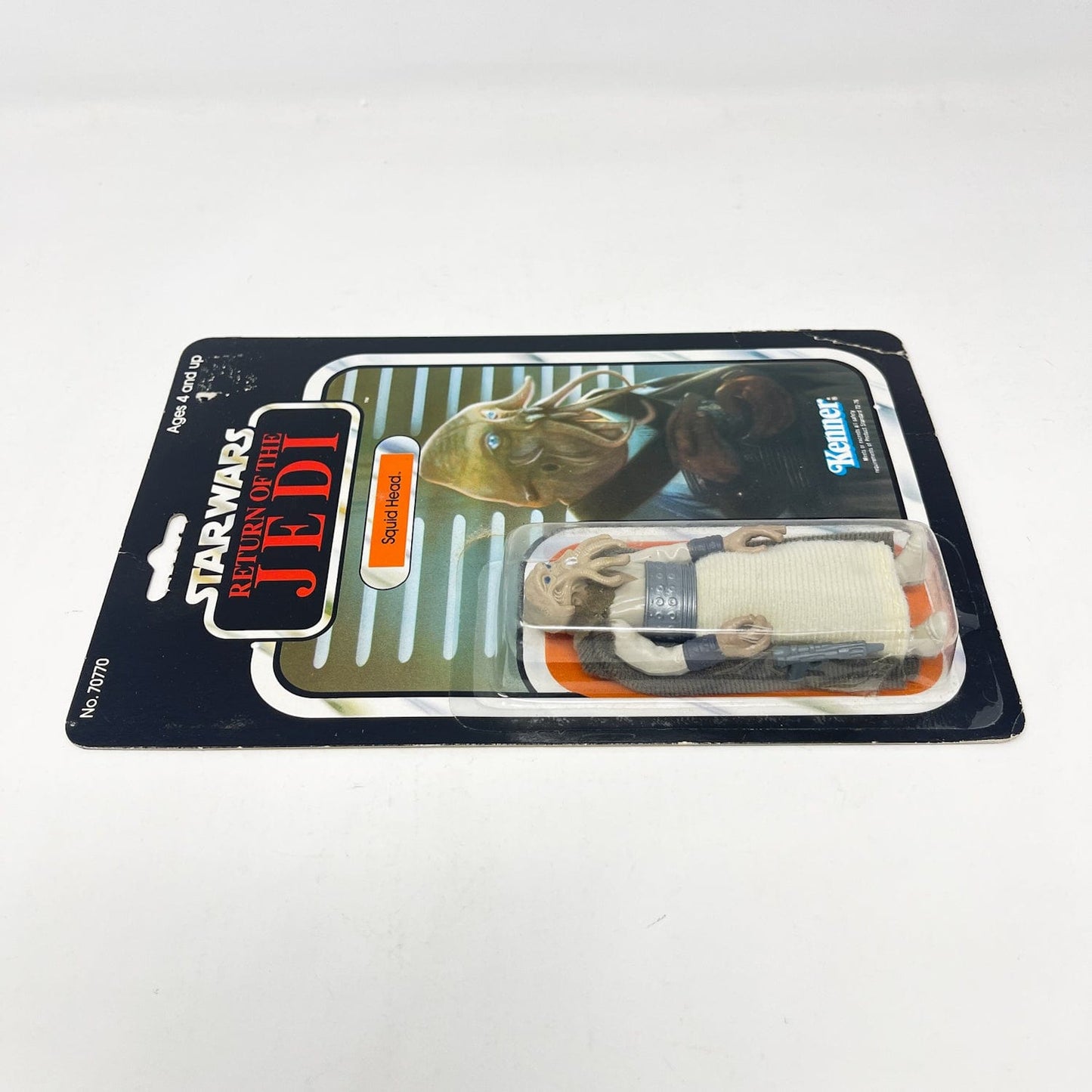 Vintage Kenner Star Wars MOC Squidhead 77A-back - Mint on Card