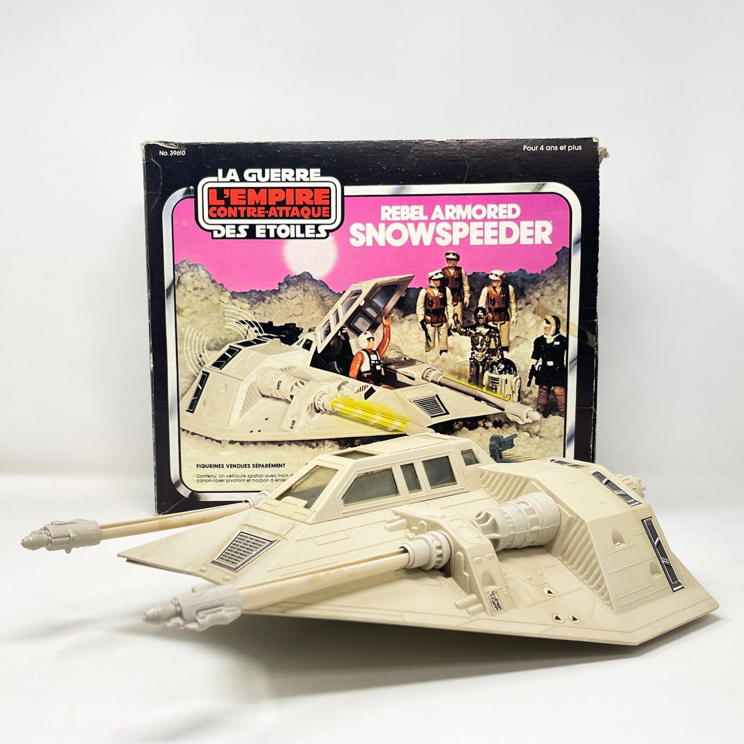 Vintage Kenner Snowspeeder Complete in BOX Star Wars Ship 1980 Toy