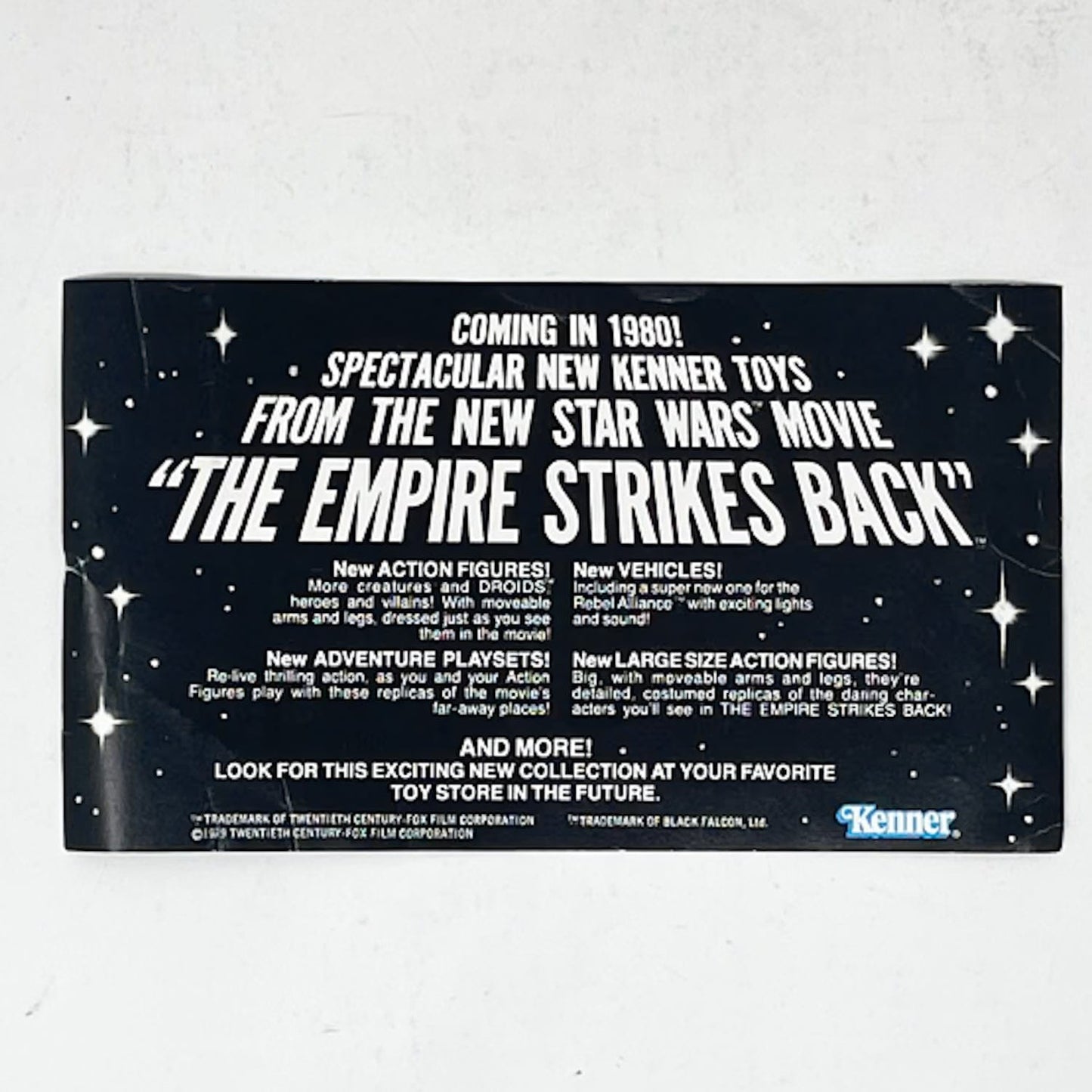 Vintage Kenner Star Wars Vintage Paper ANH Kenner Star Wars Sweepstakes Insert (1979)