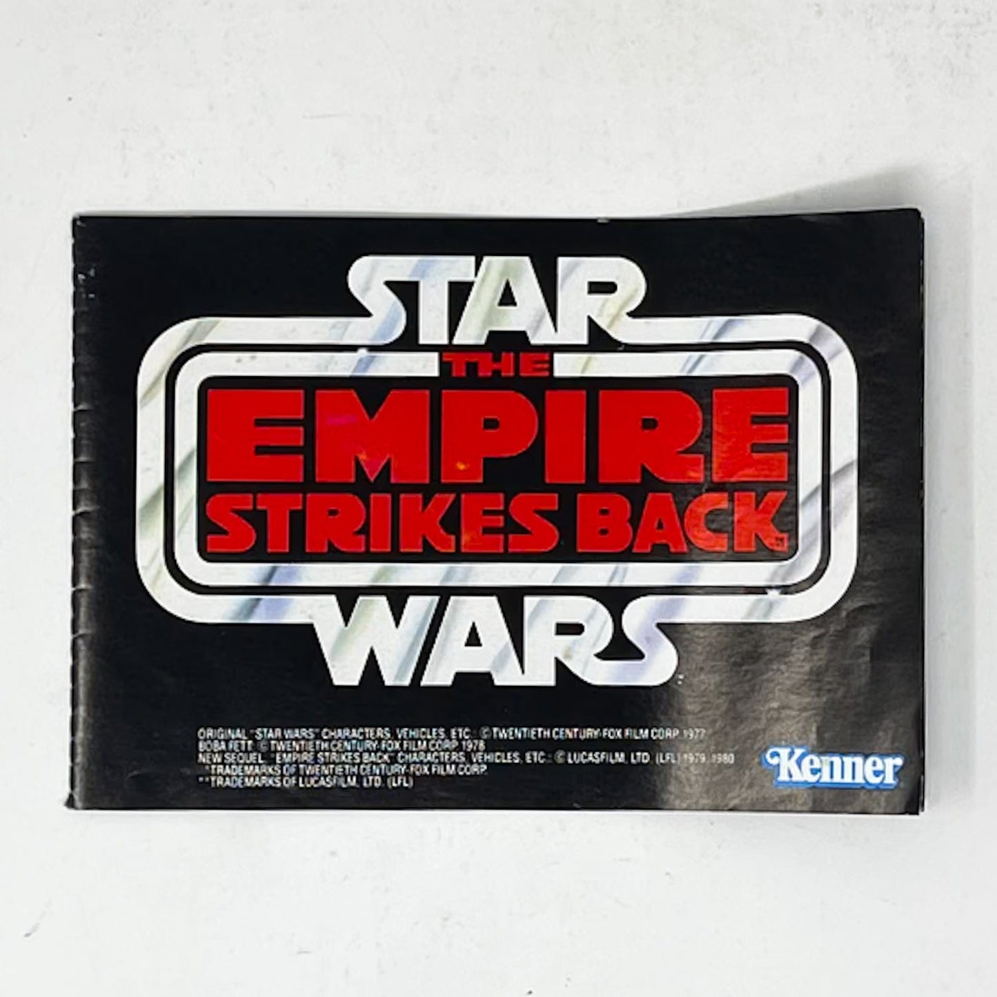 Vintage Kenner Star Wars Vintage Paper Empire Strikes Back Large Logo Kenner Mini-Catalog (1980)