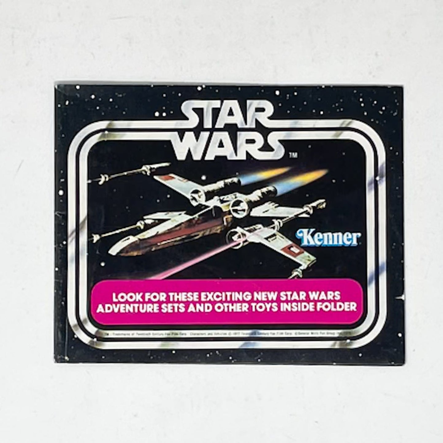Vintage Kenner Star Wars Vintage Paper Star Wars X-Wing Pink Mini-Catalog Insert (1978)