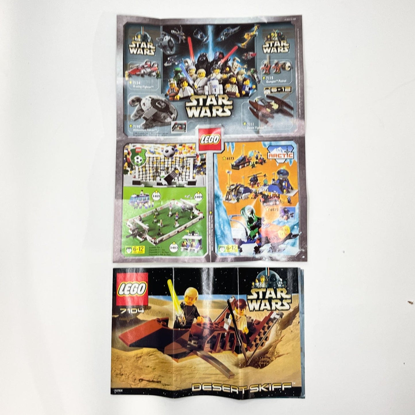 Vintage Lego Star Wars Lego Boxed Lego 7104 Desert Skiff (2000 Retired) - Complete w/ Box
