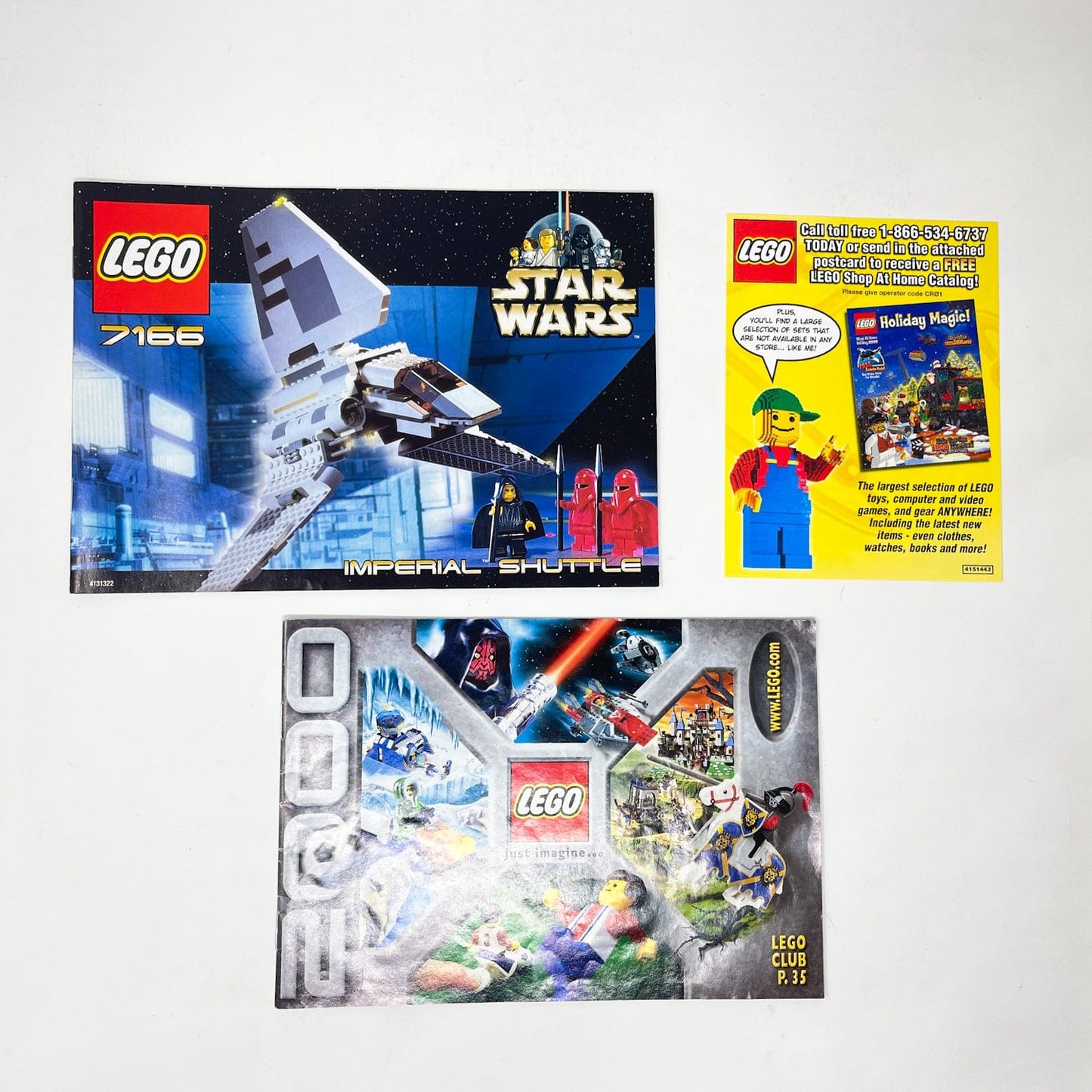 Vintage Lego Star Wars Lego Boxed Lego 7166 Imperial Shuttle (2001 Retired) - Complete w/ Box