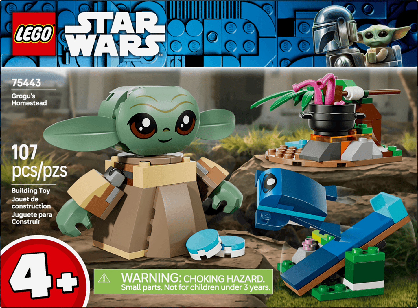 Vintage Lego Star Wars Lego Boxed Lego 75443 Grogu's Homestead
