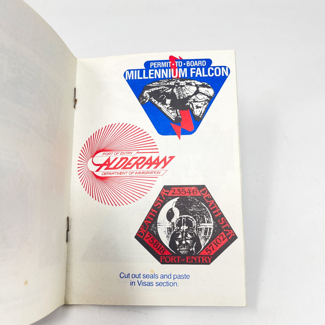 Vintage Ballantine Star Wars Non-Toy Star Wars Intergalactic Passport