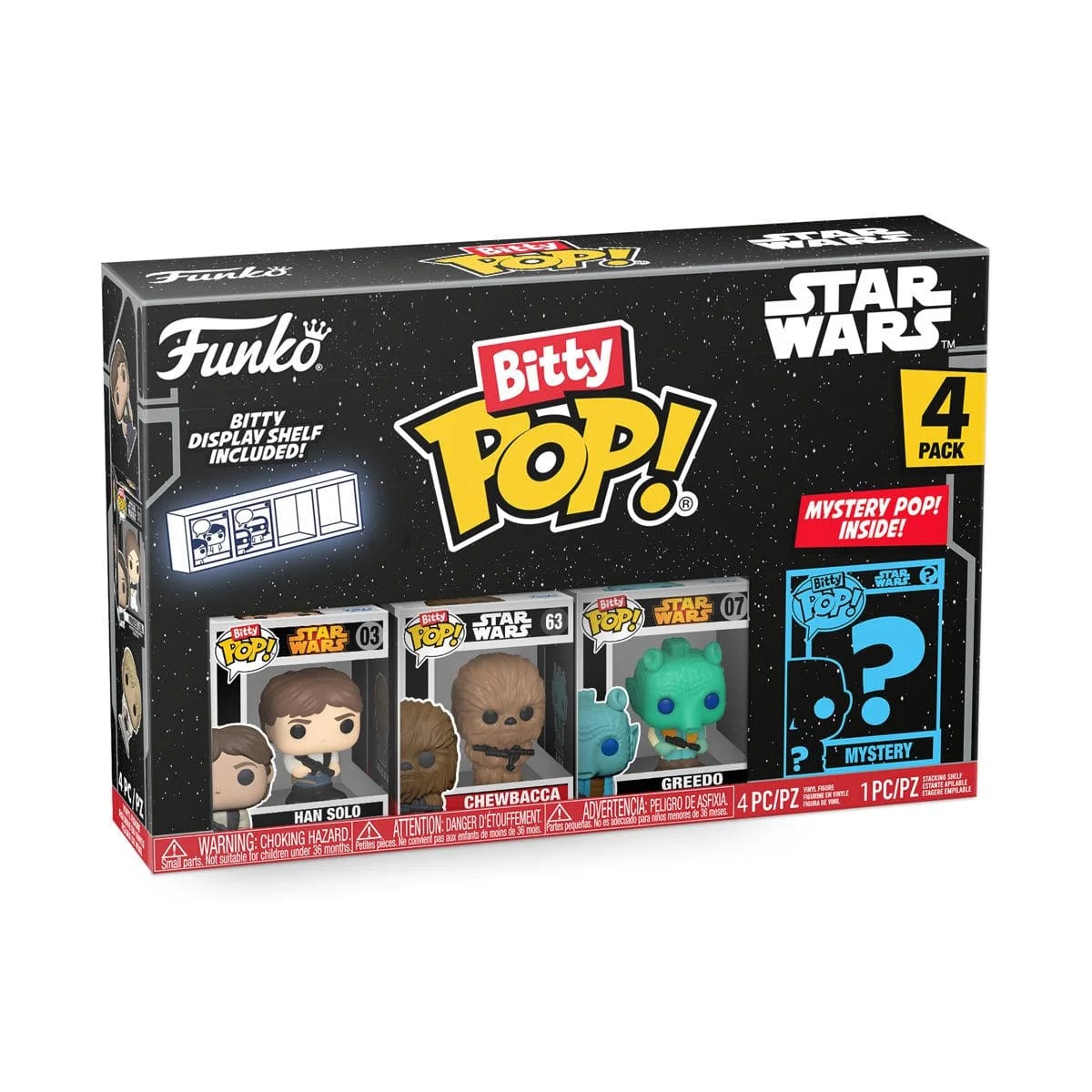 Funko Bitty Pop! Mini-Figure 4-Pack - Star Wars Luke & Friends – 4th Moon  Toys