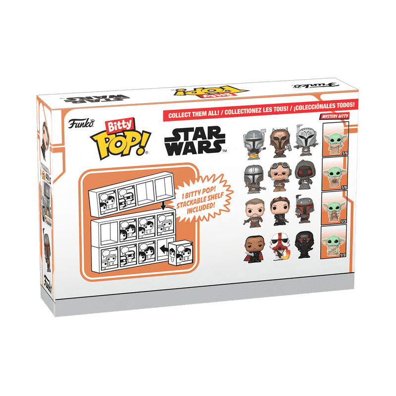 Vintage Funko Star Wars Modern POP Funko Bitty Pop! Mini-Figure 4-Pack - The Mandalorian Cobb Vanth
