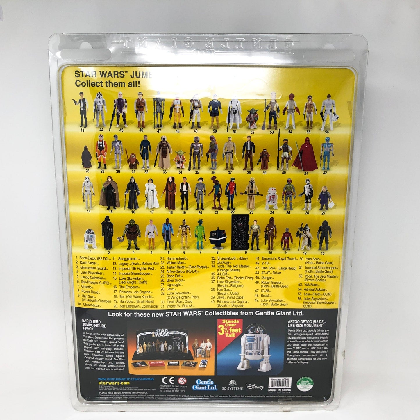 Vintage Gentle Giant Star Wars Gentle Giant Jumbo Figures Luke Skywalker (Imperial Stormtrooper Outfit) - MIB - Gentle Giant Jumbo Kenner Figure