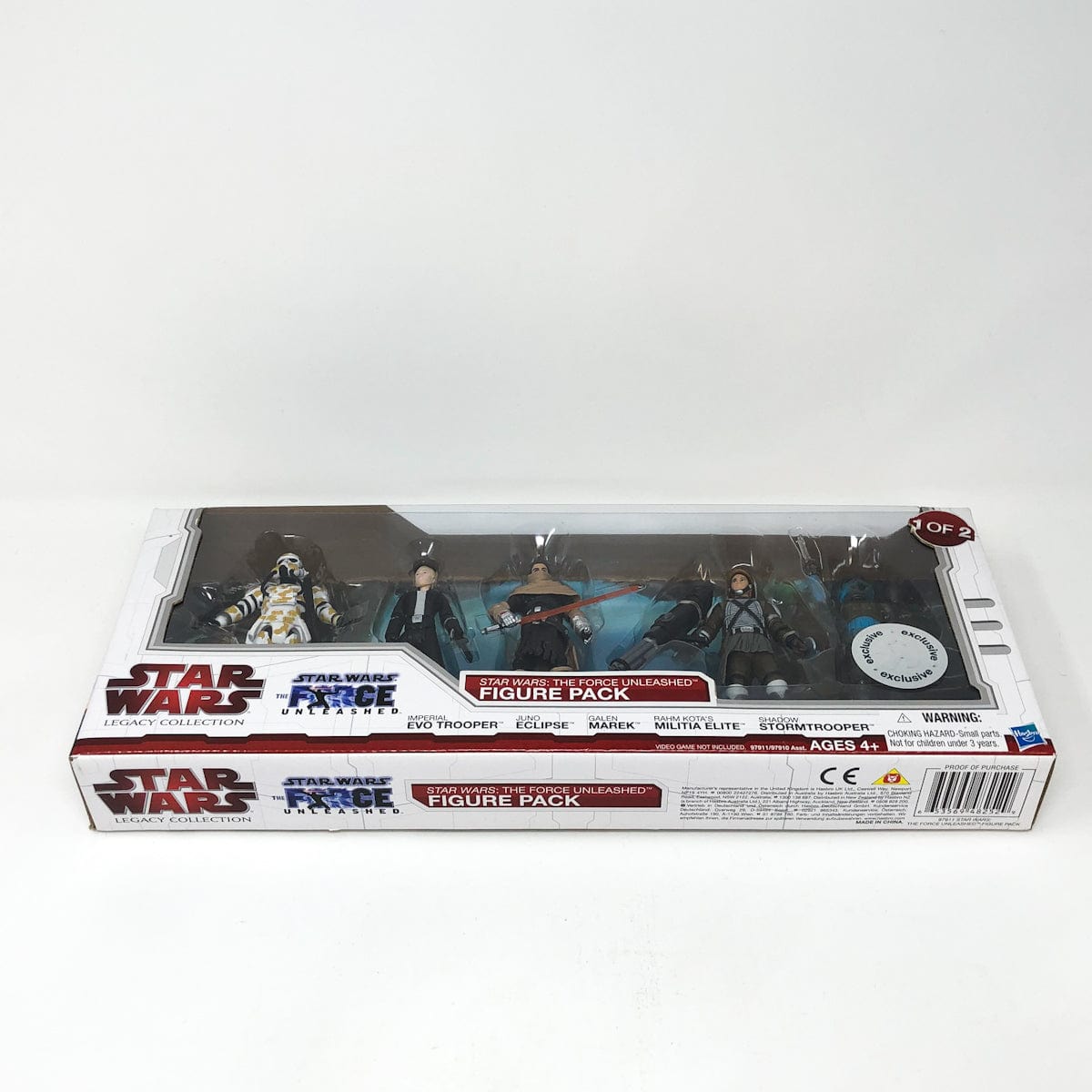 Vintage Hasbro Star Wars Mid MOC Force Unleashed Figure Pack #2 - Hasbro Legacy Collection