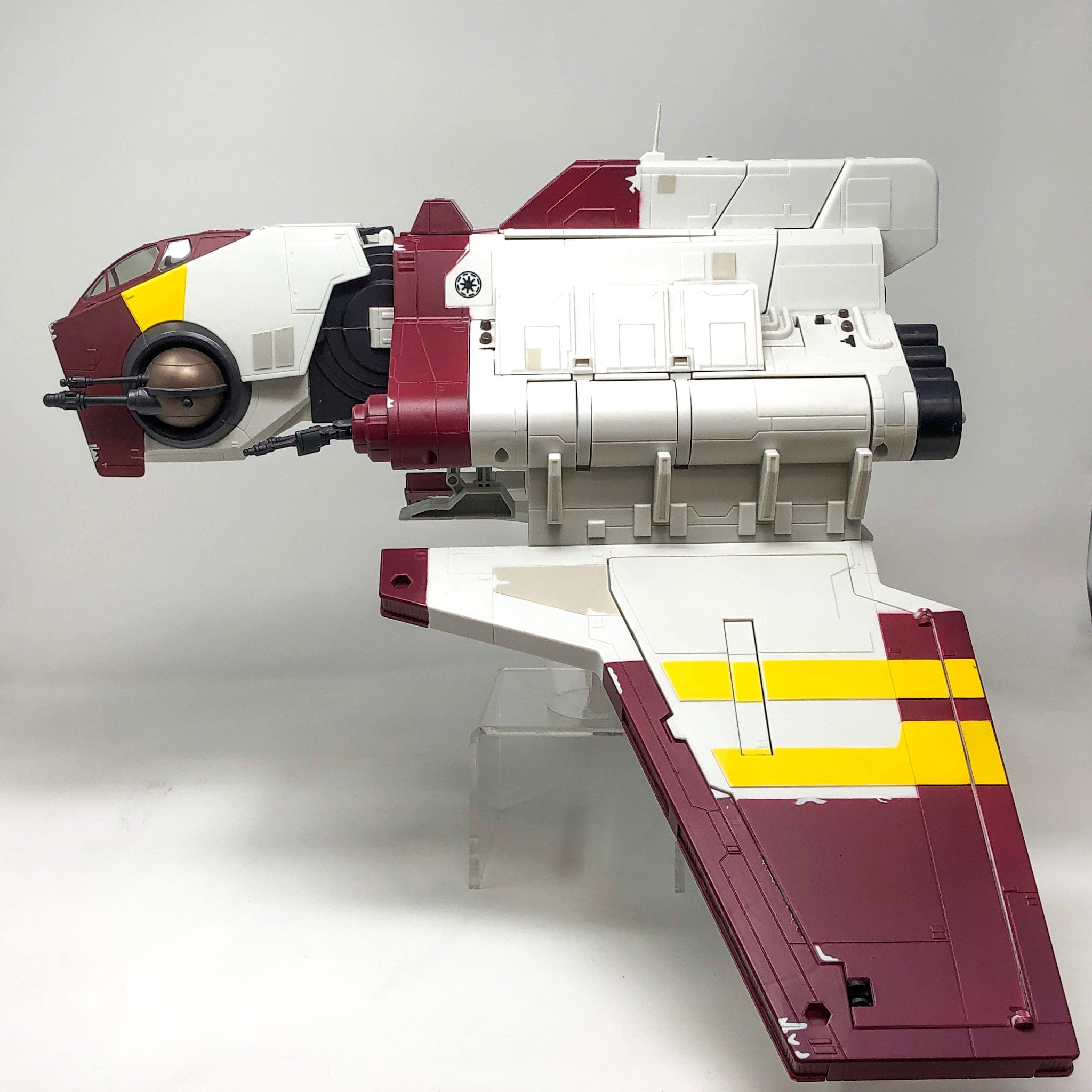 Republic Attack Shuttle Hasbro Clone Wars Star Wars Deluxe Vehicle republic-attack-shuttle-hasbro-clone-wars-star-wars-deluxe-vehicle