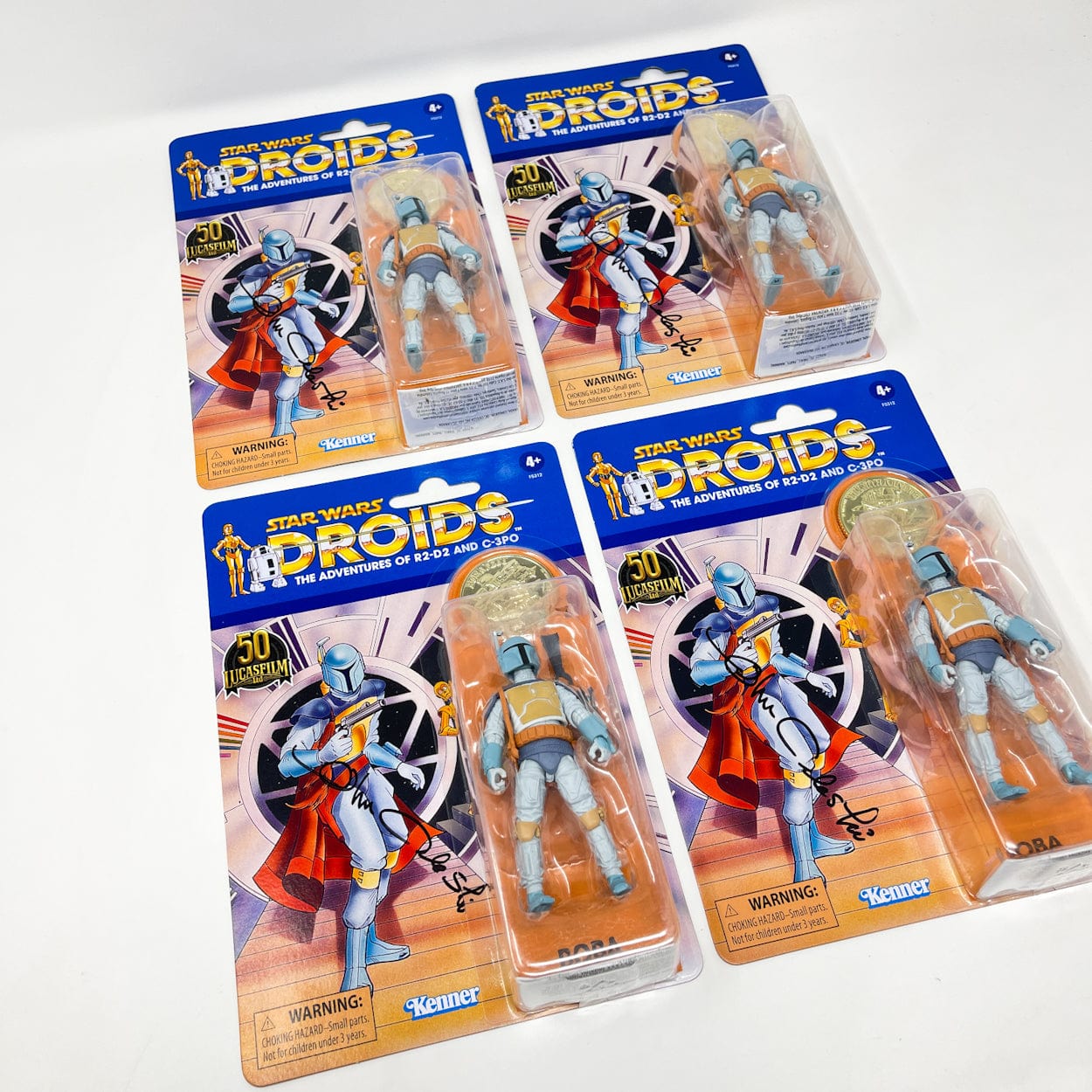 Vintage Hasbro Star Wars Modern MOC Celestri Autograph - Vintage Collection DROIDS Boba Fett Hasbro Holiday Special