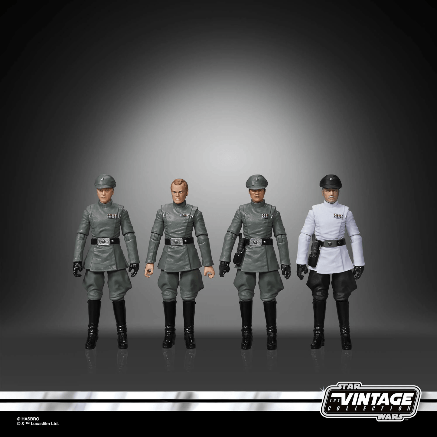 Vintage Hasbro Star Wars Modern MOC Imperial Officers 4-pack - The Vintage Collection Star Wars Hasbro Army Builder