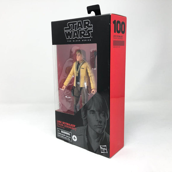 Vintage Hasbro Star Wars Modern MOC Luke Skywalker (Yavin Ceremony) #100 - Black Series Hasbro Star Wars Action Figure