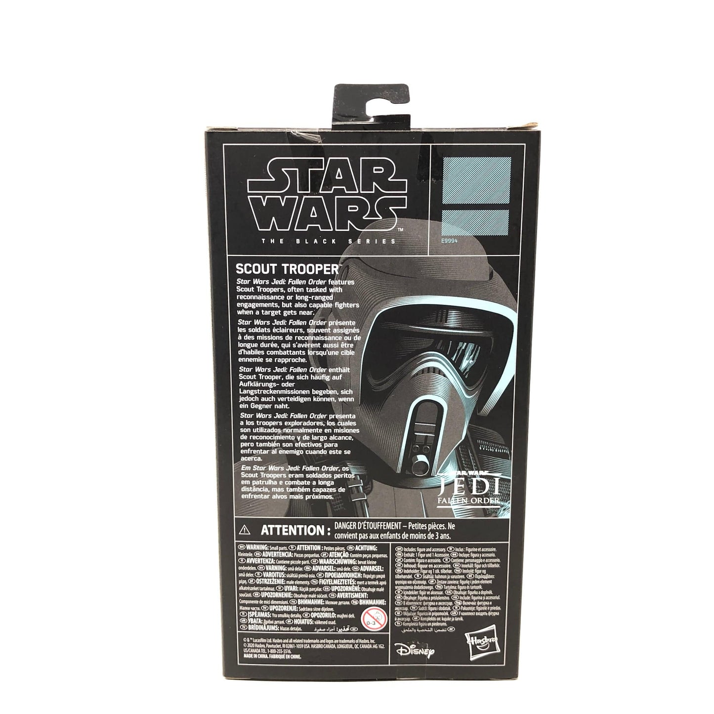 Vintage Hasbro Star Wars Modern MOC Scout Trooper - Black Series Hasbro Star Wars Action Figure