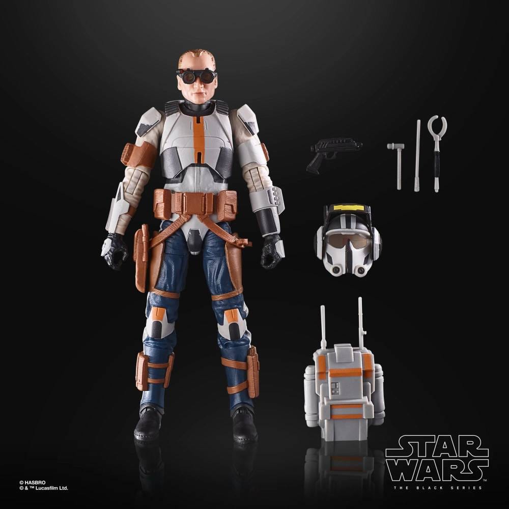 Vintage Hasbro Star Wars Modern MOC Tech (Mercenary Gear) TBB16 - Black Series Hasbro Star Wars Action Figure