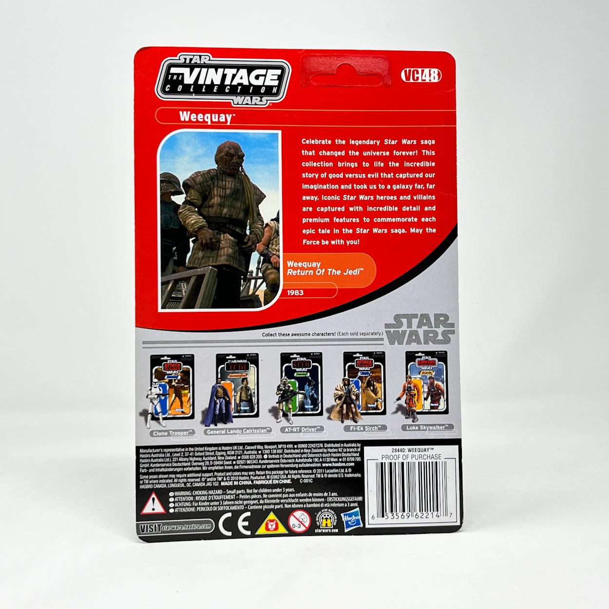 Vintage Hasbro Star Wars Modern MOC VC44 Weequay (Skiff Master) The Vintage Collection Hasbro Star Wars