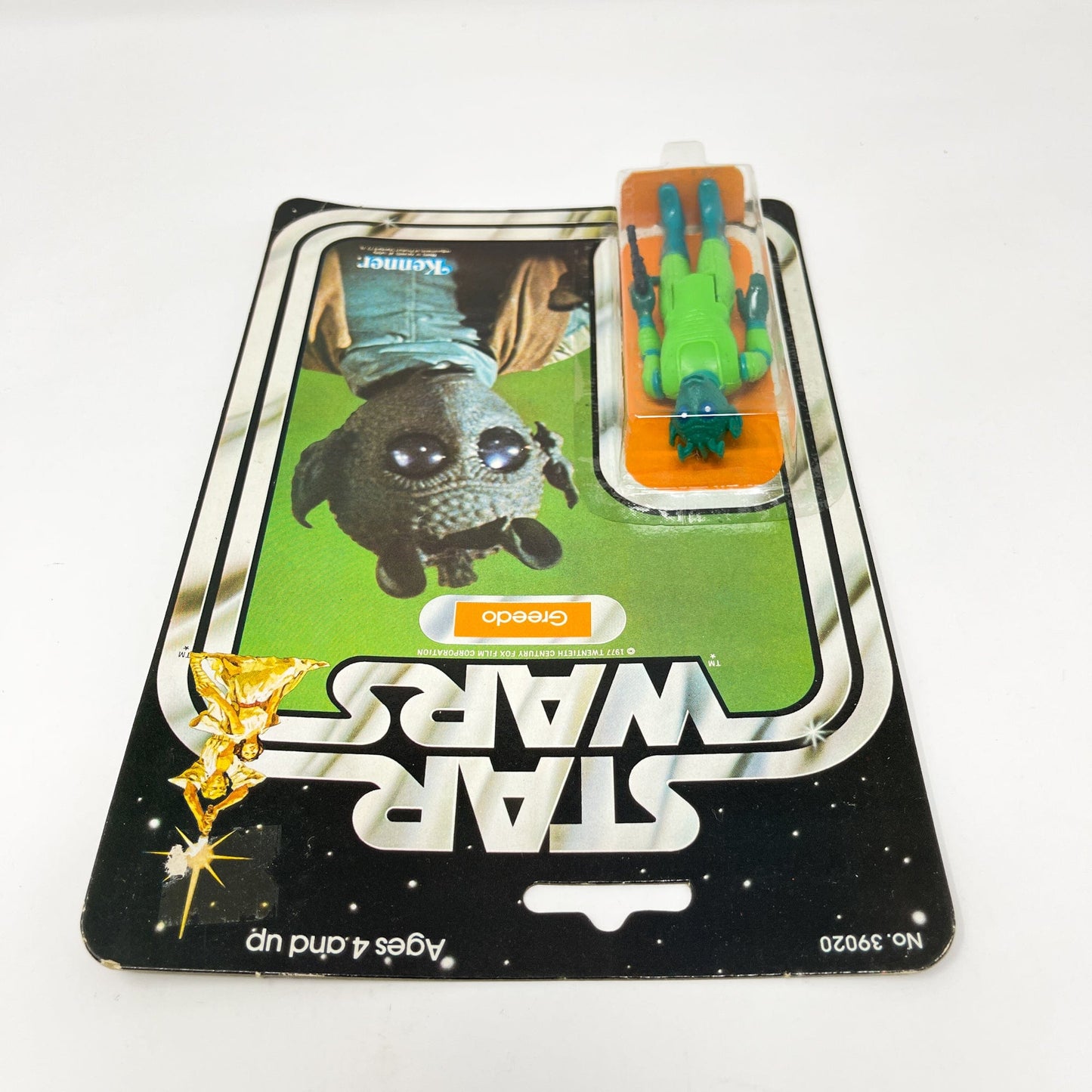Vintage Kenner Star Wars MOC Greedo 21A-back - Mint on Card