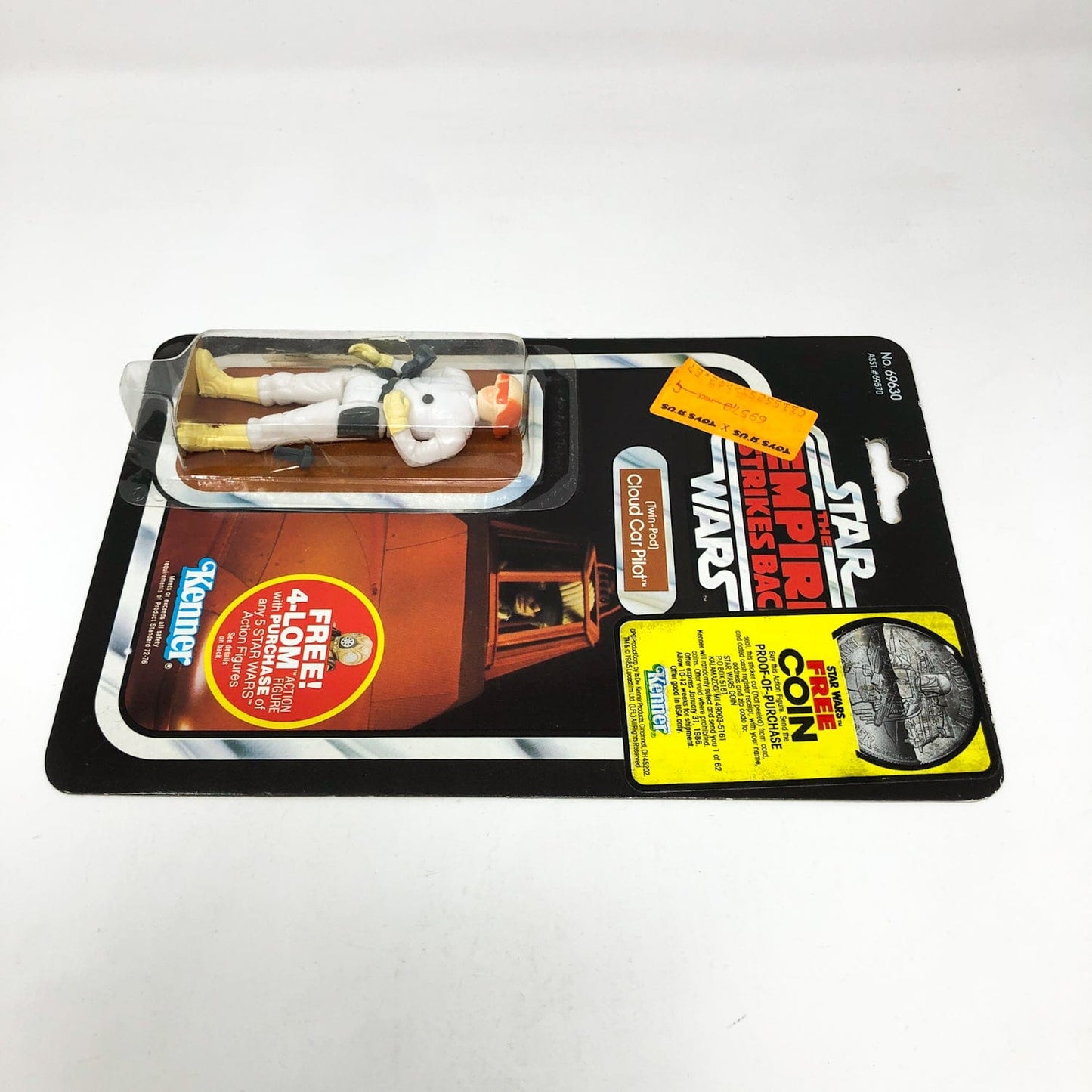 Vintage Kenner Star Wars Toy Cloud Car Pilot ESB 47A - Mint on Card