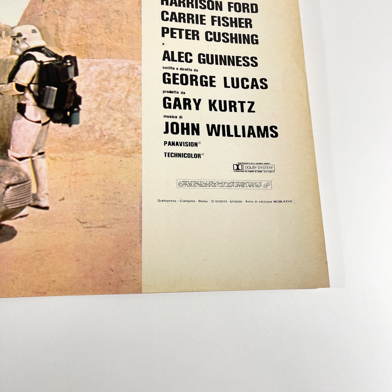 Vintage Proctor & Gamble Star Wars Ads Italian Photobusta Poster - These Aren't The Droids... Vintage Poster Star Wars