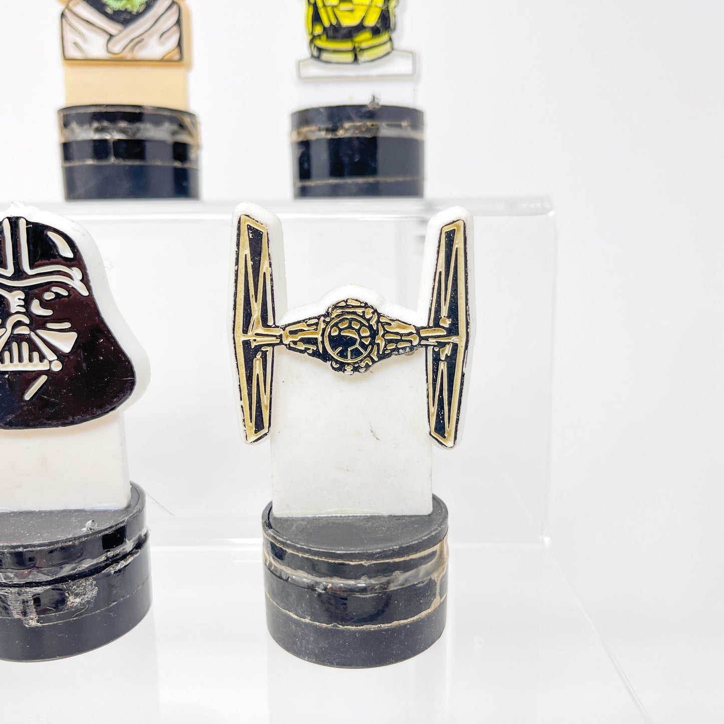 Vintage 4th Moon Toys Star Wars ROTJ Character Rubber Stamps - Singles (1983)