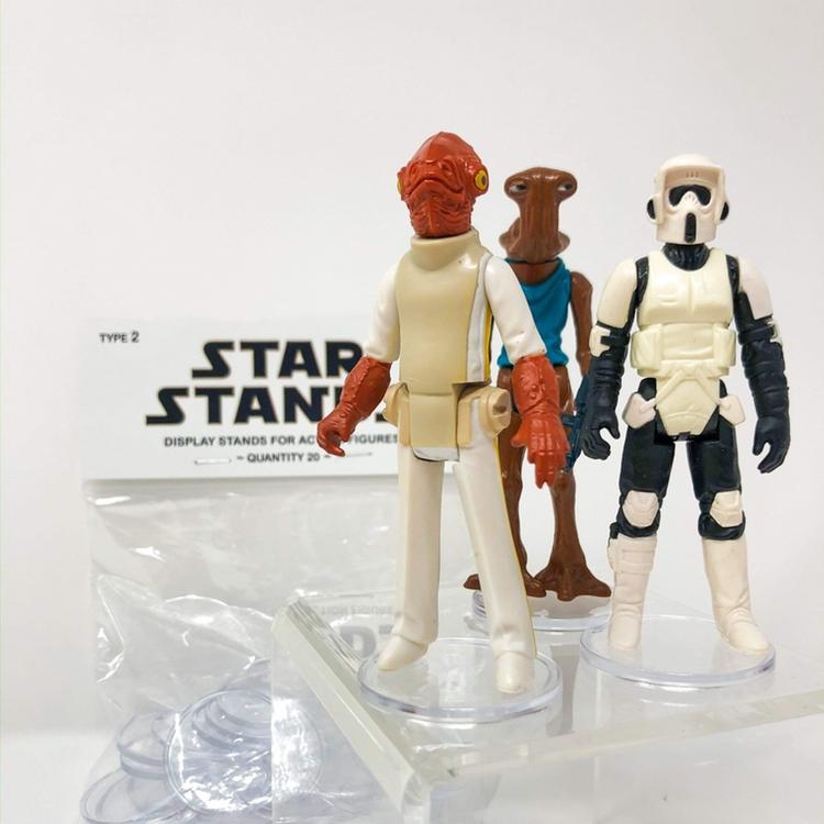 Display-Ständer Sockel Für 3,75 Zoll Vintage Star Wars & GI Joe Actionfiguren