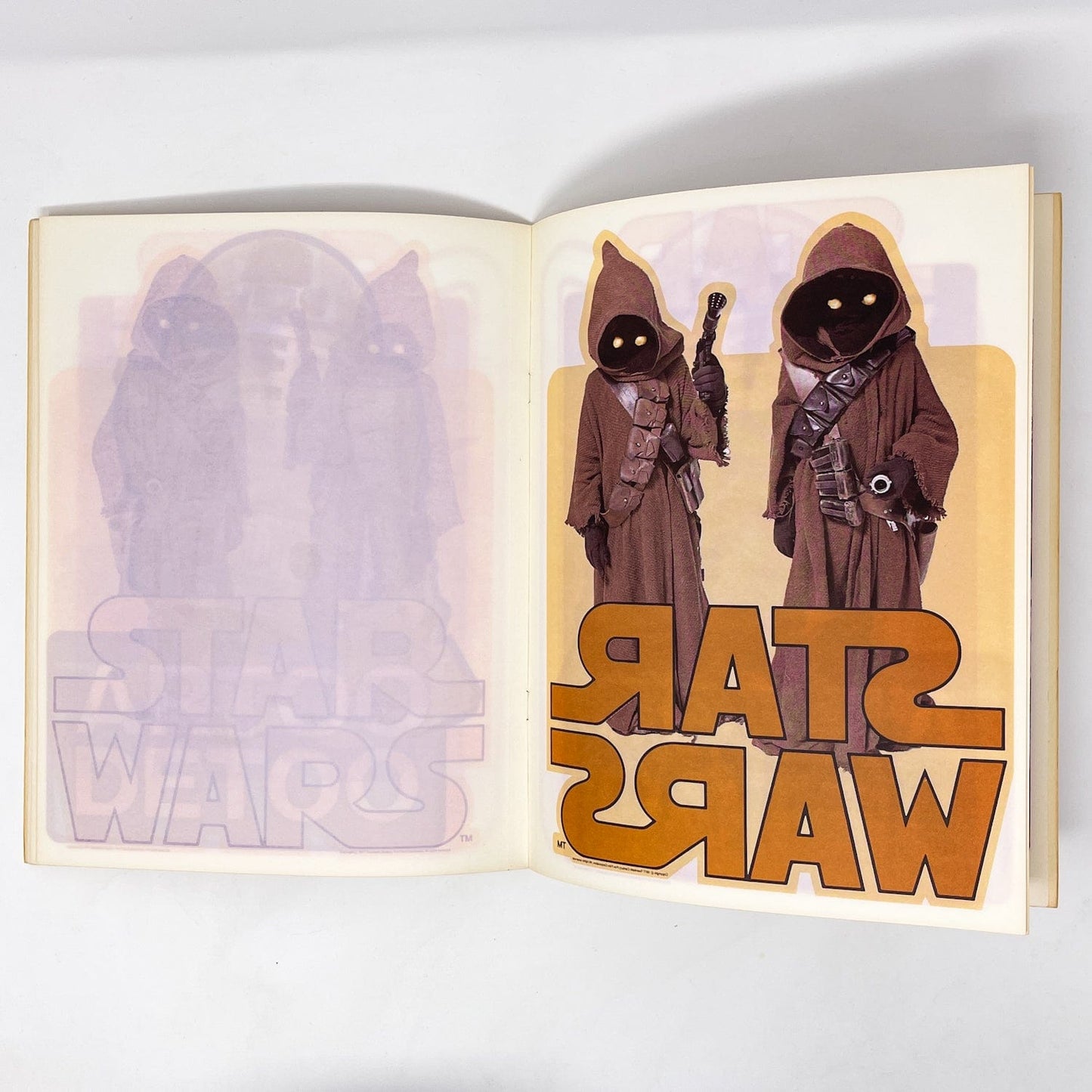 Vintage Ballantine Star Wars Non-Toy Star Wars Iron-On Transfer Book (1977)
