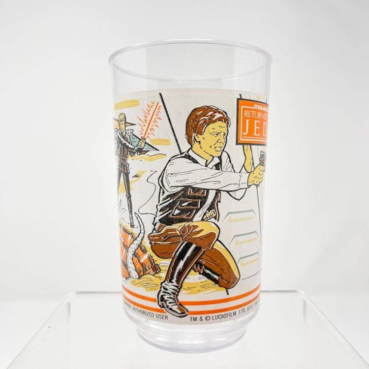 Vintage Coca-Cola Star Wars Food Burger King Massachusetts ROTJ Plastic Cup - Han Endor