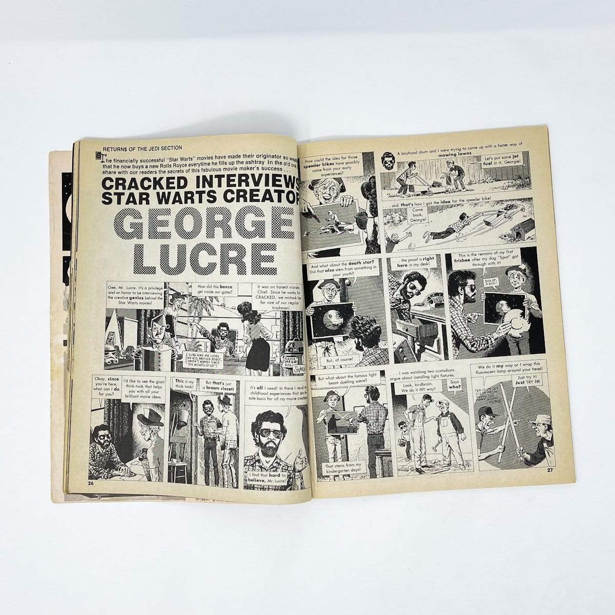 Vintage Cracked Star Wars Non-Toy CRACKED Magazine Sci-Fi Special (March 1986)