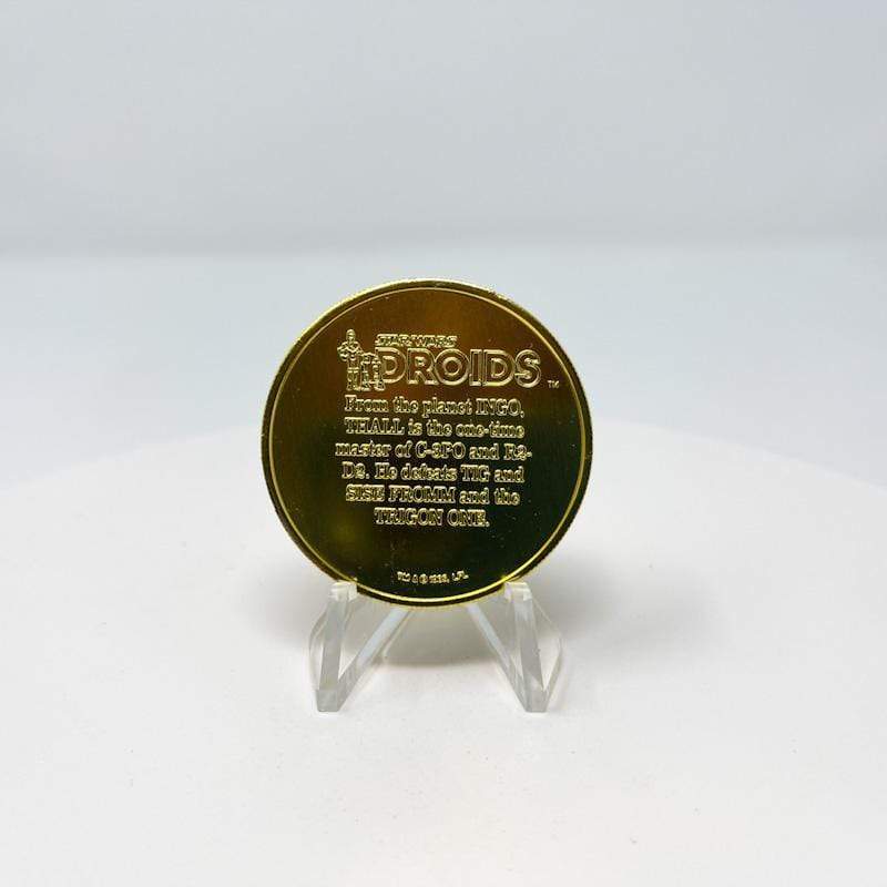 Vintage Kenner Star Wars Coin DROIDS Thall Joben Coin