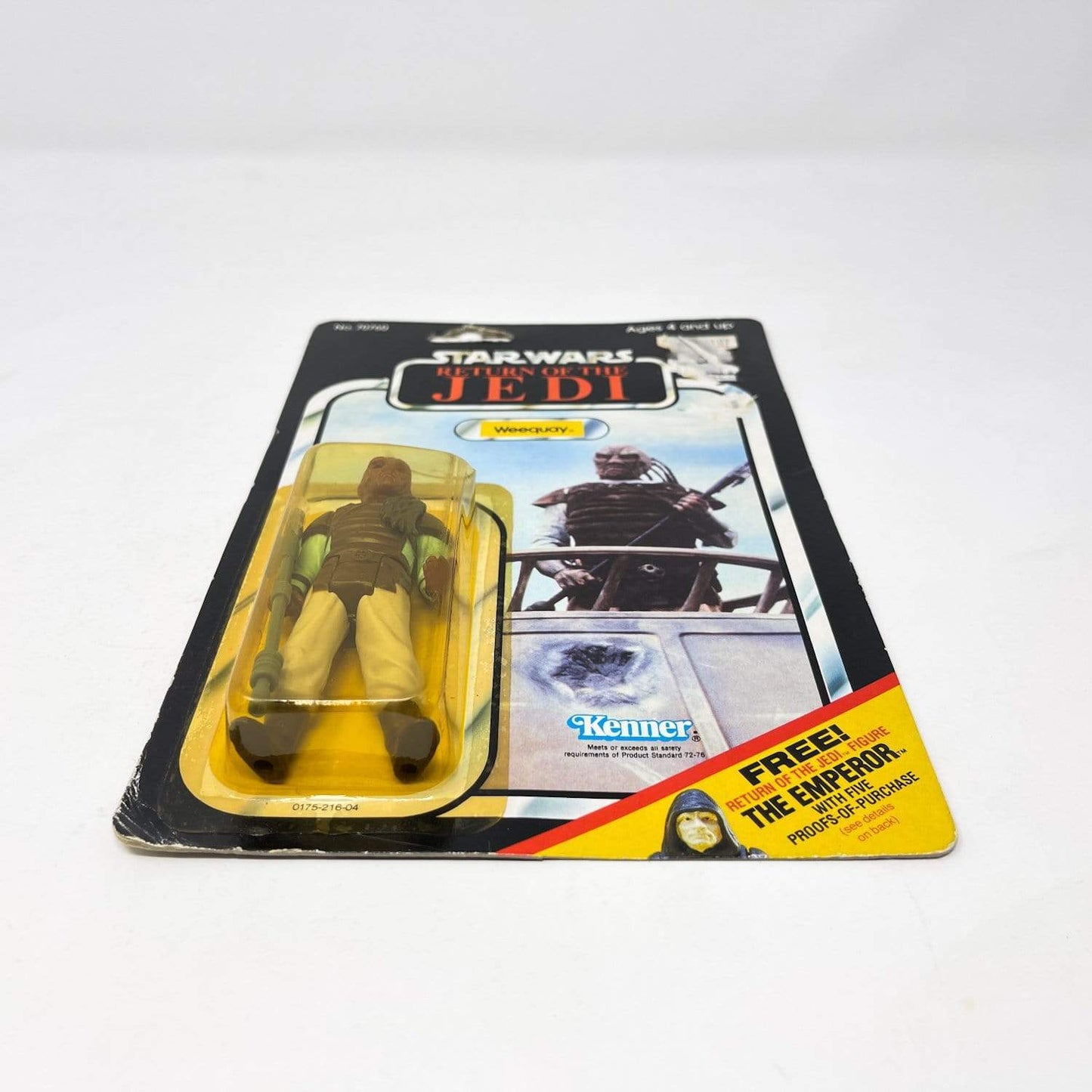 Vintage Kenner Star Wars MOC Weequay ROTJ 65C-back - Mint on Card
